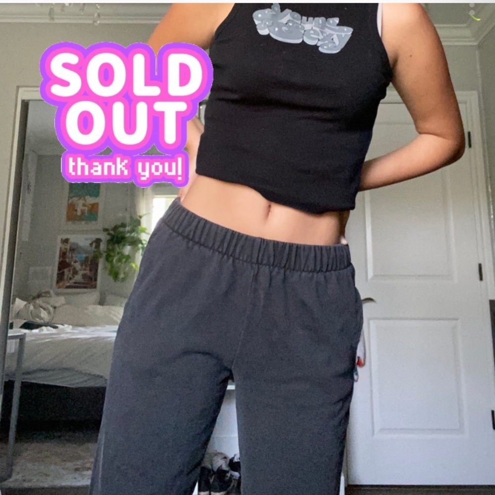 brandy melville black sweatpants